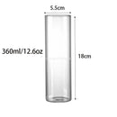 DecorBites™ Japanese Style Highball Long Drinking Glasses Set of 6