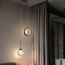 DecorBites™ Gold Ring LED Pendant Light for Ceiling Suspension in Luxury Design