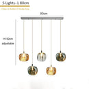 DecorBites™ Crystal LED Chandelier: Modern Staircase Pendant Light for Stylish Home Decor
