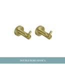 DecorBites™ Gold Hardware Set: Towel Bar, Toilet Paper Holder, Robe Hook, Cup Hanger