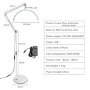 White adjustable led moon beauty floor lamp for bedroom treatments