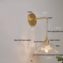 DecorBites™ Clear Glass LED Wall Light - Modern Nordic Design