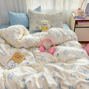 DecorBites™ Cozy Cartoon Printed Cotton Comforter Set for Adults