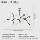 DecorBites™ Glass LED Chandelier Ceiling Light for Modern Nordic Design Home Decor