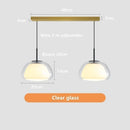 DecorBites™ Glass Jelly Pendant Lamp: Minimalist Luxury Design for Home Living Room Bedroom