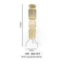 DecorBites™ Japanese Rice Paper Floor Lamp by Noguchi Yong for Bedroom and Parlor Lighting