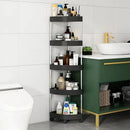 DecorBites™ 5-Tier Rolling Cart Storage Rack for Kitchen & Bathroom Organizing