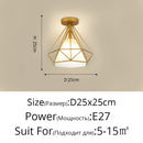 DecorBites™ Crystal Glass LED Chandelier for Modern Living, Study, and Aisle Lighting
