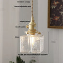 DecorBites™ Clear Glass LED Pendant Lamp for Dining Coffee Restaurantr Aisle - Modern Nordic Design