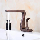 DecorBites™ Gold & White Basin Faucet: Modern Brass Mixer Tap for Bathroom Sink