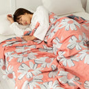 DecorBites™ Double Cotton Blanket: Soft & Breathable Bed Cover