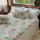 DecorBites™ Lace Ruffles Bed Skirt Set with Pillowcases for 1.2-2M Beds