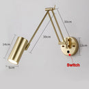 DecorBites™ Adjustable E27 LED Wall Lamp Sconces Indoor Lighting Home Decor Bedroom Fixture