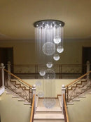 DecorBites™ Crystal Ball Chandelier - Large Modern Lustre Design - D80*H300cm