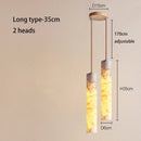 DecorBites™ Cream Marble Chandelier Pendant Light for Luxury Bedroom and Bar Counter