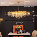 DecorBites™ Crystal Water Drop Chandelier – Luxury Ceiling Light for Hotels, Restaurants, Villas
