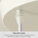DecorBites™ Elegant Cream LED Chandelier for Dining Room