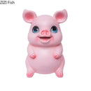 DecorBites™ Cartoon Pig Child Savings Jar Piggy Bank Desk Decoration Resin Sculpture