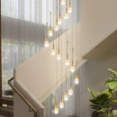 DecorBites™ Crystal Bubble Chandelier: Modern Duplex Living Room Villa Decoration Luminaire