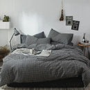 DecorBites™ Japanese Style Cotton Printed 4Pcs Bedding Set with Double-Sided Design