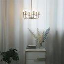 DecorBites™ Iron Art Chandelier Lights for Dining Living Room Kitchen - E14 Candle Fixtures