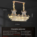 DecorBites™ Crystal Chandelier: Modern Nordic Luxury for Living Room, Dining Room, Bedroom
