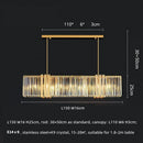 DecorBites™ Luxe E14 LED Crystal Pendant Chandelier: Elegant Dining Room Lighting
