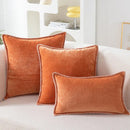 DecorBites™ Luxe Chenille Velvet Cushion Cover Set for Elegant Living Room Decor