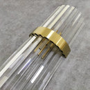 DecorBites™ Crystal Gold LED Wall Lamp for Modern Nordic Living, Bedroom, and Bedside Lighting