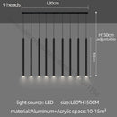 DecorBites™ Glossy Cylindrical Chandelier for Bar, Restaurant, Bedside, and Company Front Desk