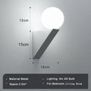 DecorBites™ Glass Ball Modern G9 LED Wall Sconce, 9W Indoor Wall Lamp for Bedroom Living Room