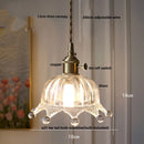 DecorBites™ Copper Glass LED Pendant Lamp: Modern Nordic Kitchen Dining Room Lighting