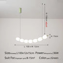 DecorBites™ Bead Nordic Chandelier: Stylish Dining Room Pendant Light for Bar Table Adding Ambiance
