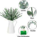 DecorBites™ Artificial Eucalyptus Leaves 100Pcs - Home Wedding Decoration Vase Fake Plants