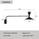 DecorBites™ Adjustable Long Arm Wall Lamp for Reading, Bedroom, LED Minimalist Swing Lighting