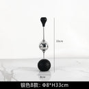 DecorBites™ Golden Stainless Steel Candle Holder for Wedding Decor
