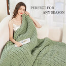DecorBites™ Cozy Autumn Fleece Blanket | Double-Sided Warm Flannel | Durable & Soft