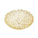DecorBites™ Coral Shapes Metal Tray: Stylish Home Decor Organization Container