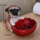 DecorBites™ Basketball Puppy Ashtray: Portable, Windproof, Creative Desk Decoration & Smoking Accessory