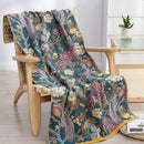 DecorBites™ Cotton Gauze Floral Adult Bath Towel - Quick-Dry & Soft