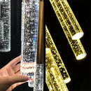 DecorBites™ Crystal LED Chandelier: Stylish Lighting for Staircase & Living Room