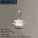 DecorBites™ Acrylic Flower Pendant Chandelier: Nordic Design LED Hanging Fixture for Elegant Decor