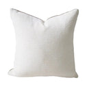DecorBites™ Convex Rings Geometry Jacquard Pillowcase Cappuccino Luxury Cushion Cover