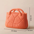 DecorBites™ Handwoven Ceramic Vase: Decorative Flower Pot for Home Décor and Floral Arrangement