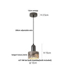 DecorBites™ Copper Yellow LED Pendant Light Fixture for Dining Room and Kitchen