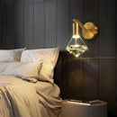 DecorBites™ Diamond Crystal Wall Lamp Luxury Nordic Modern Living Room Lighting