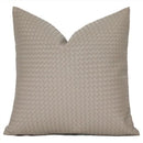 DecorBites™ Geometric Faux Leather Throw Pillow Cover - Modern Luxury Pillowcase