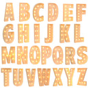 91.5CM Giant Letter Led Light Frame Box Baby Shower 1st Birthday Wedding Party Decor Christmas DIY Name Balloon Filling Box