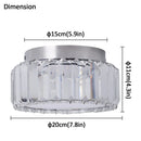 DecorBites™ Crystal LED Ceiling Chandelier Light Circle Design Indoor Lighting