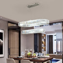 DecorBites™ Crystal LED Chandelier: Modern Luxury Lighting for Living & Dining Room